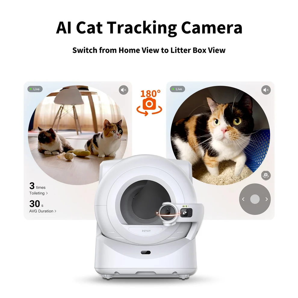 Petverse Purobot Ultra Cat Litter Box, the First AI-powered Automatic Cat Litter Box with Camera. - Image 4